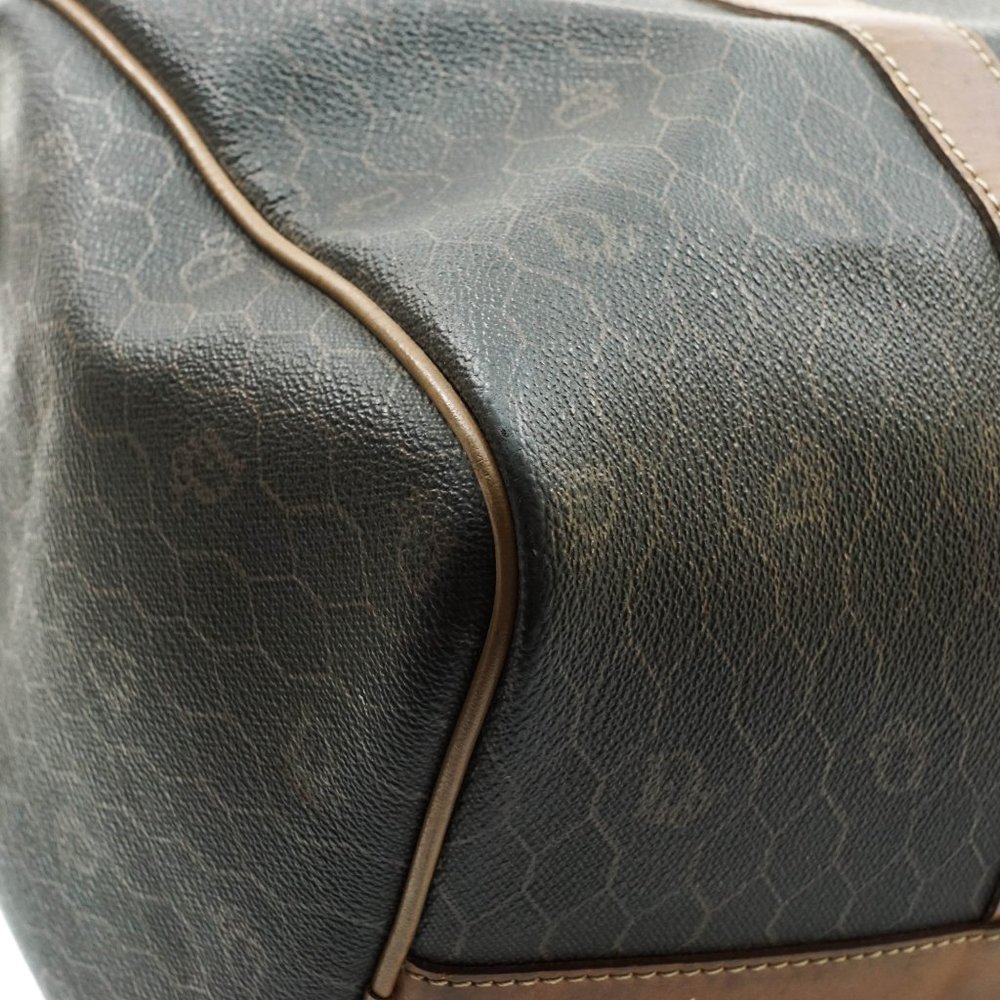 Vintage Christian Dior Hand Bag Pvc Dark #15989C12 - Picture 10 of 14